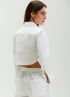 CAMISA CROPPED MANGA LONGA BRANCA